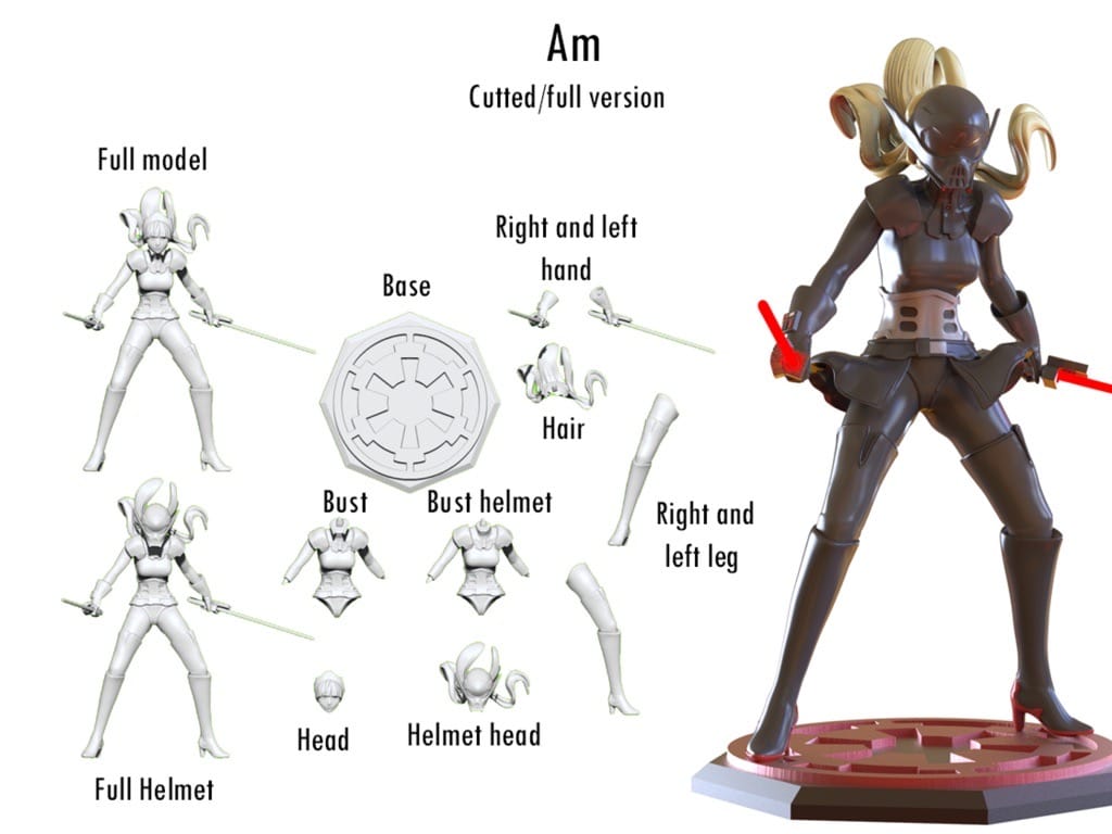 P站图纸印象馆 ANIME GIRLS 星球大战 阿姆 ANIME GIRLS 星球大战 阿姆