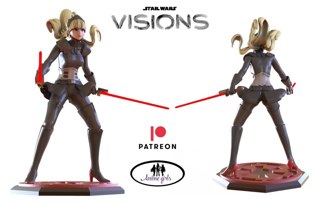 P站图纸印象馆 ANIME GIRLS 星球大战 阿姆 ANIME GIRLS 星球大战 阿姆