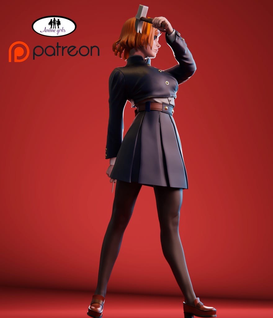 P站图纸印象馆 ANIME GIRLS 咒术回战 钉崎野蔷薇 ANIME GIRLS 咒术回战 钉崎野蔷薇