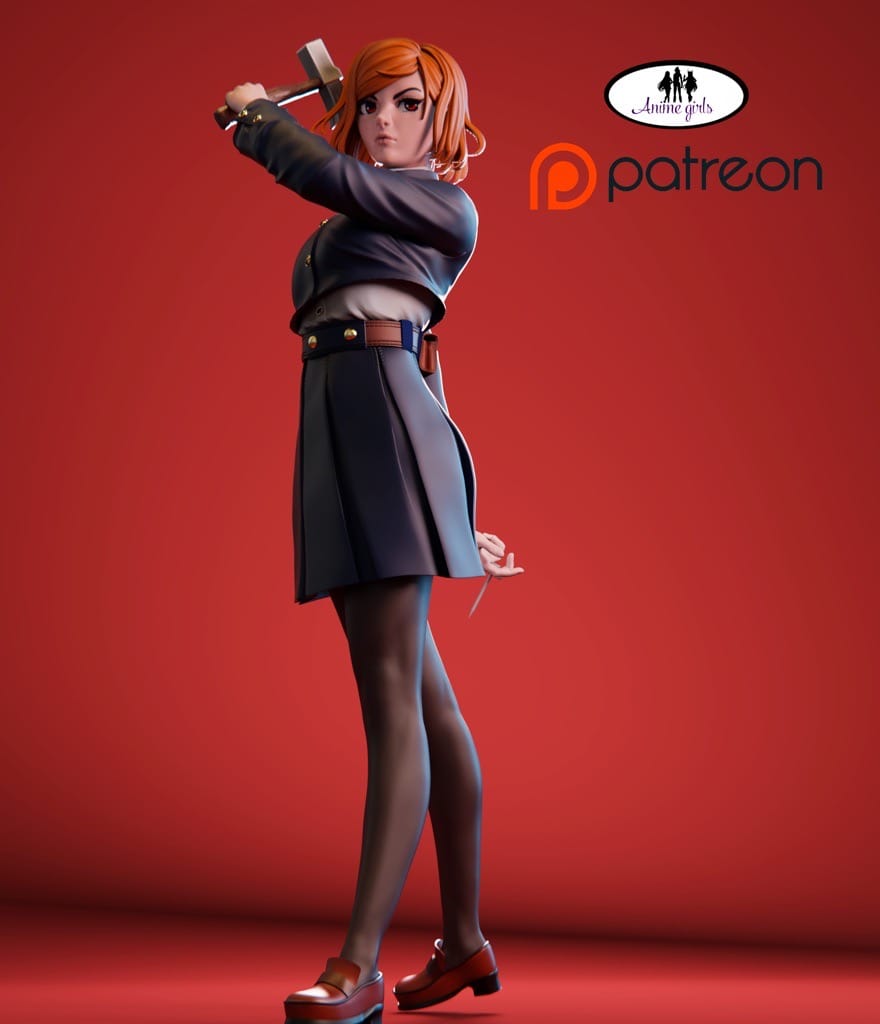 P站图纸印象馆 ANIME GIRLS 咒术回战 钉崎野蔷薇 ANIME GIRLS 咒术回战 钉崎野蔷薇