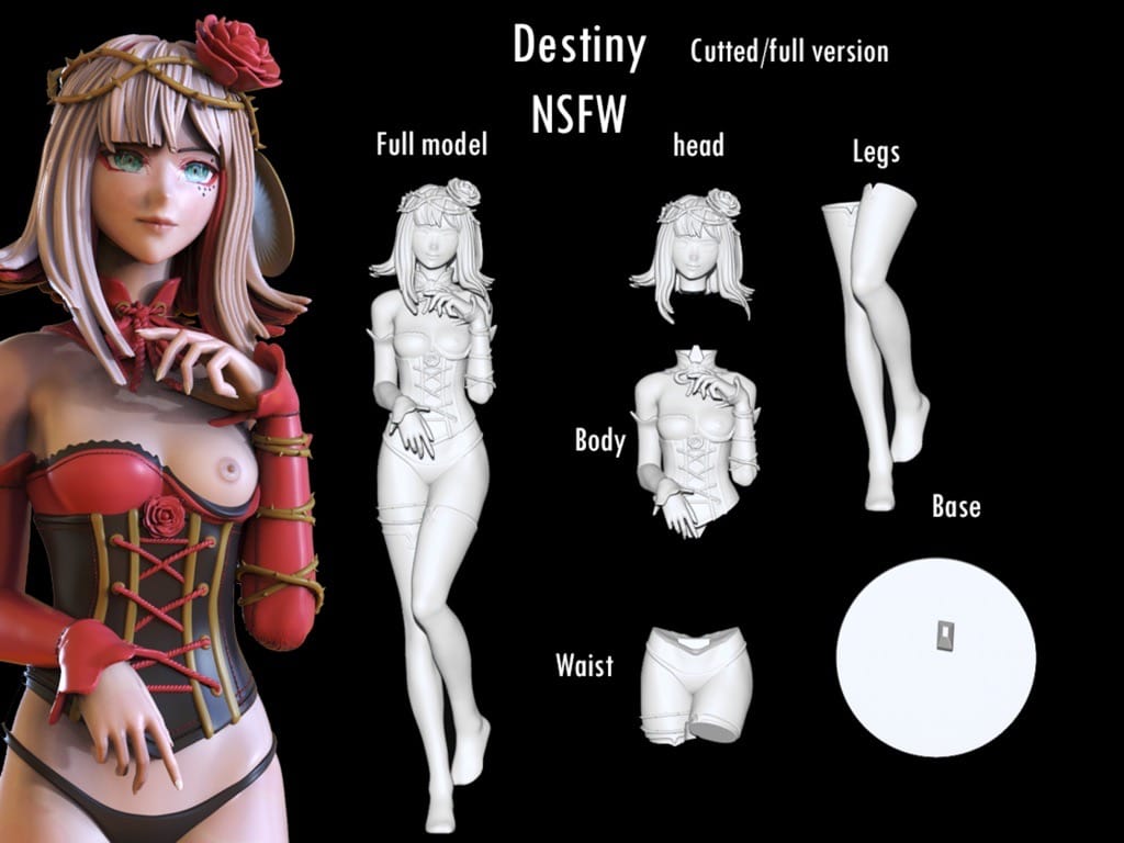 P站图纸印象馆 ANIME GIRLS 宿命回响 命运 ANIME GIRLS 宿命回响 命运