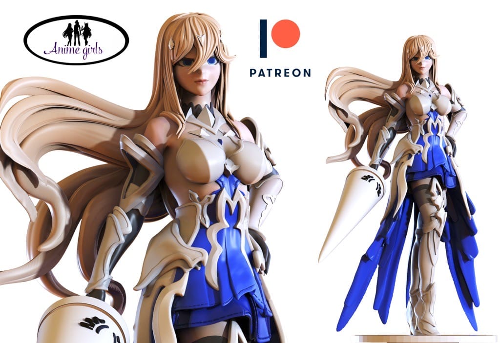 P站图纸印象馆 ANIME GIRLS 光明骑士 ANIME GIRLS 光明骑士