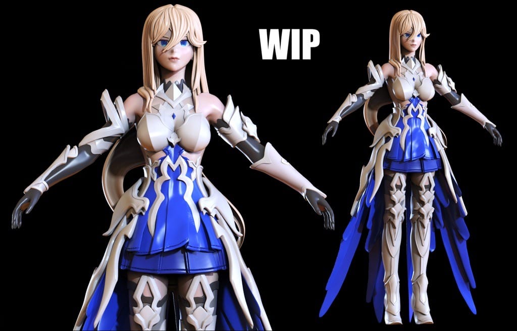 P站图纸印象馆 ANIME GIRLS 光明骑士 ANIME GIRLS 光明骑士