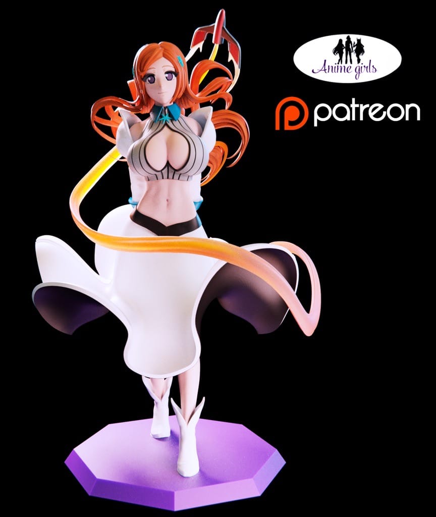 P站图纸印象馆 ANIME GIRLS 死神 井上织姬 ANIME GIRLS 死神 井上织姬