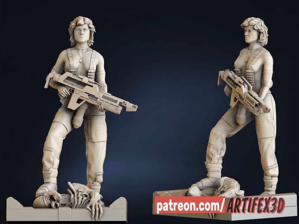 P站图纸印象馆 Artifex3d 异形 埃伦·里普利 Artifex3d 异形 埃伦·里普利