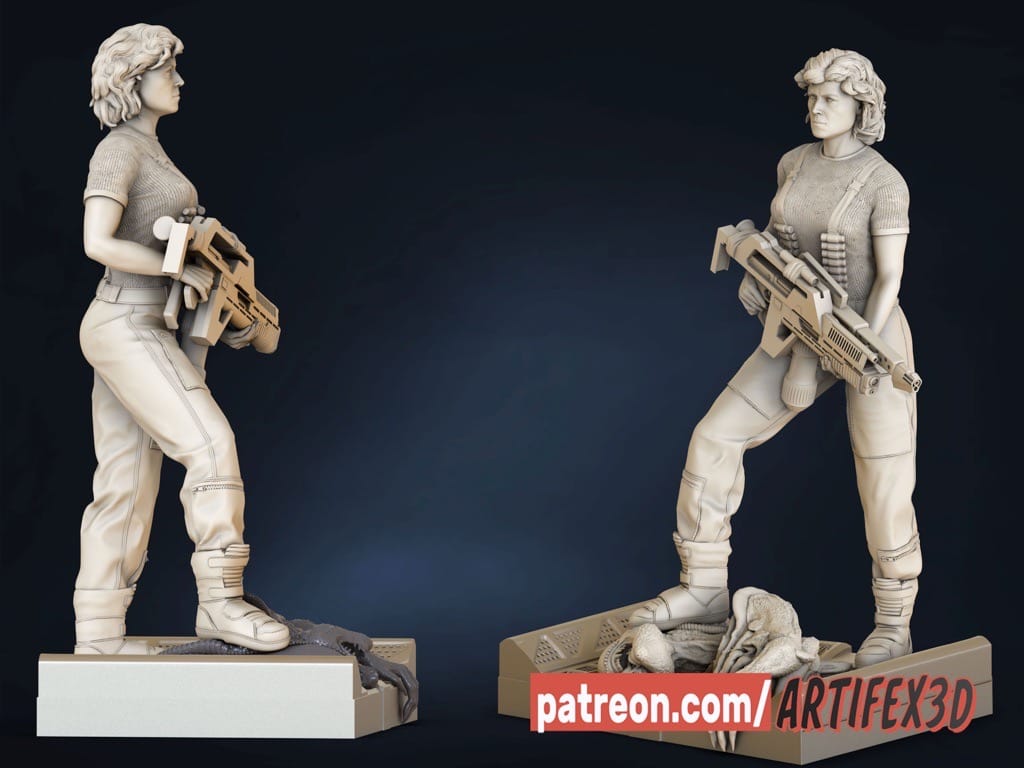 P站图纸印象馆 Artifex3d 异形 埃伦·里普利 Artifex3d 异形 埃伦·里普利