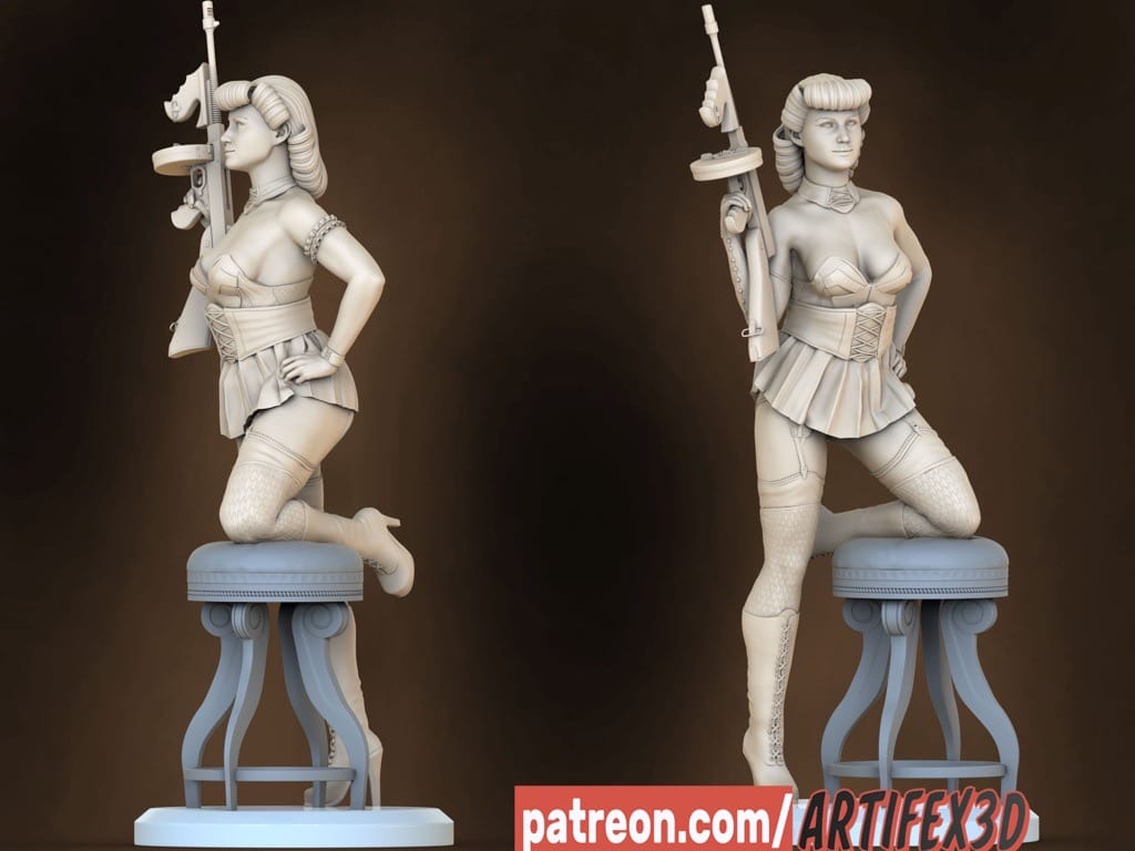 P站图纸印象馆 Artifex3d DC漫画 守望者 Sally Jupiter Artifex3d DC漫画 守望者 Sally Jupiter