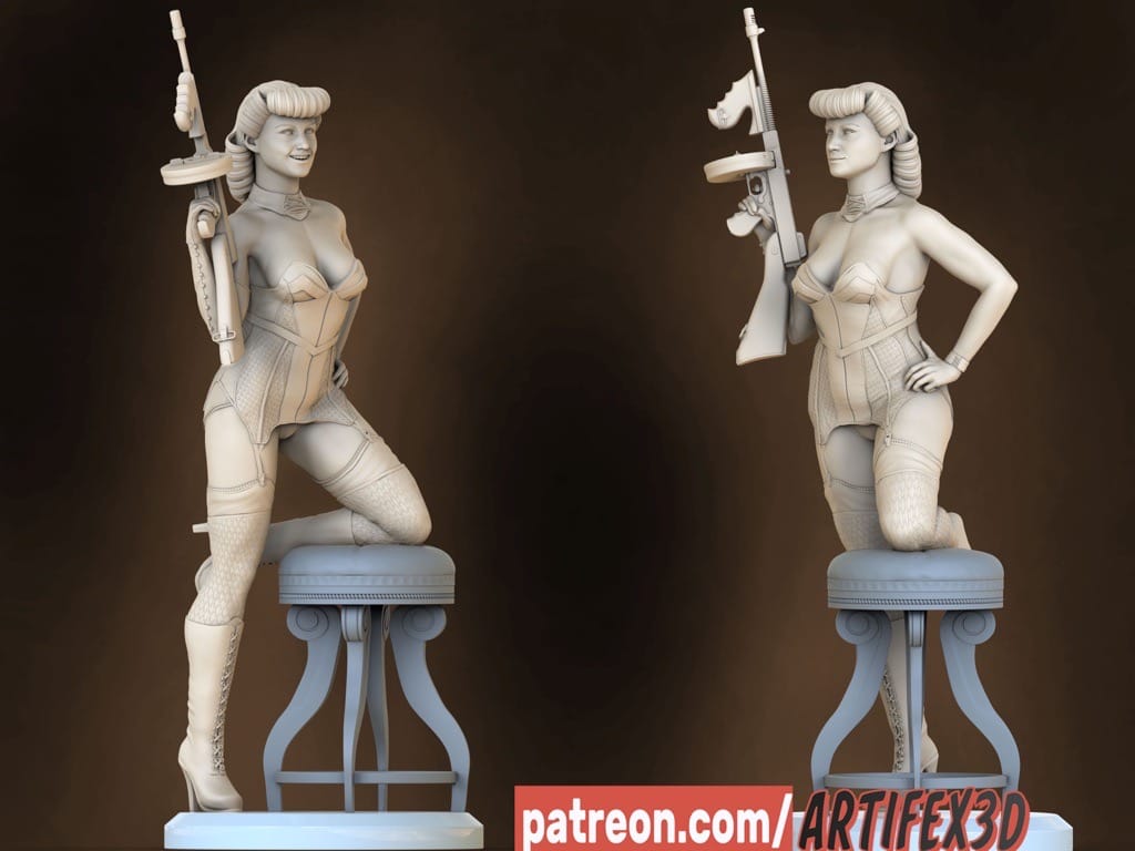 P站图纸印象馆 Artifex3d DC漫画 守望者 Sally Jupiter Artifex3d DC漫画 守望者 Sally Jupiter