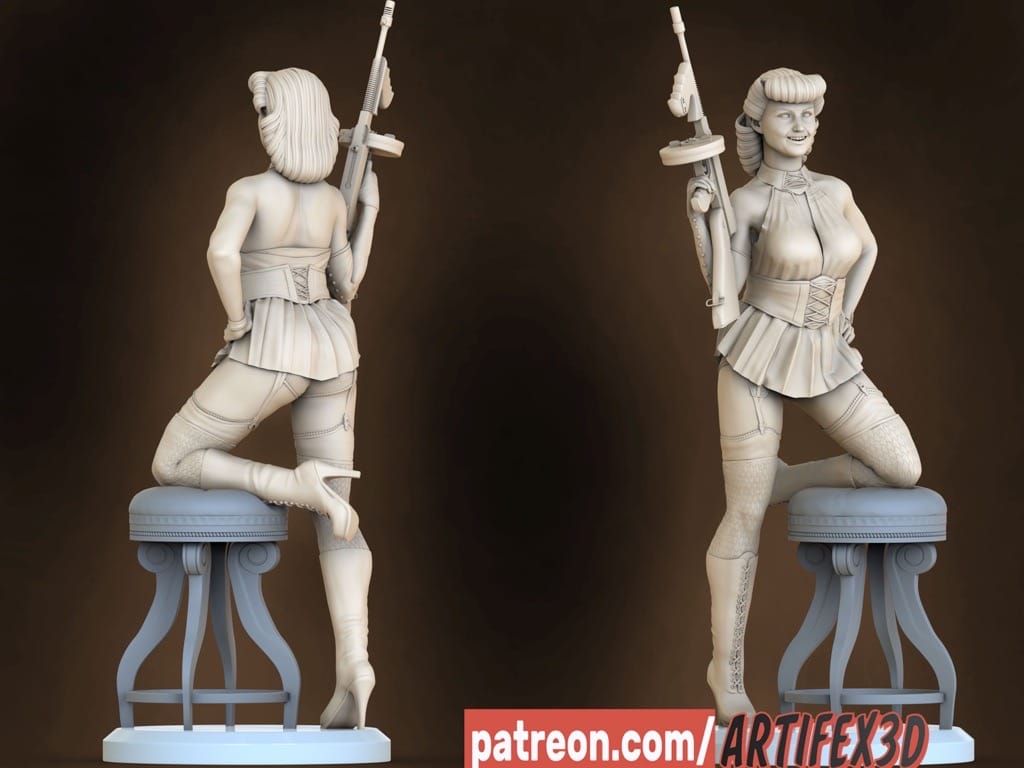 P站图纸印象馆 Artifex3d DC漫画 守望者 Sally Jupiter Artifex3d DC漫画 守望者 Sally Jupiter