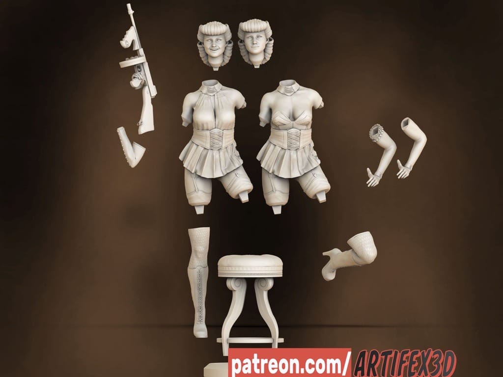 P站图纸印象馆 Artifex3d DC漫画 守望者 Sally Jupiter Artifex3d DC漫画 守望者 Sally Jupiter