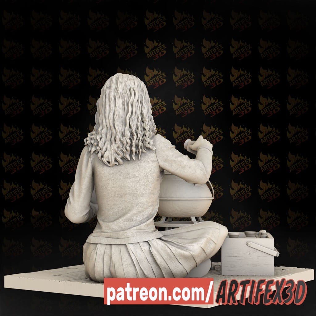 P站图纸印象馆 Artifex3d 哈利波特 赫敏 Artifex3d 哈利波特 赫敏