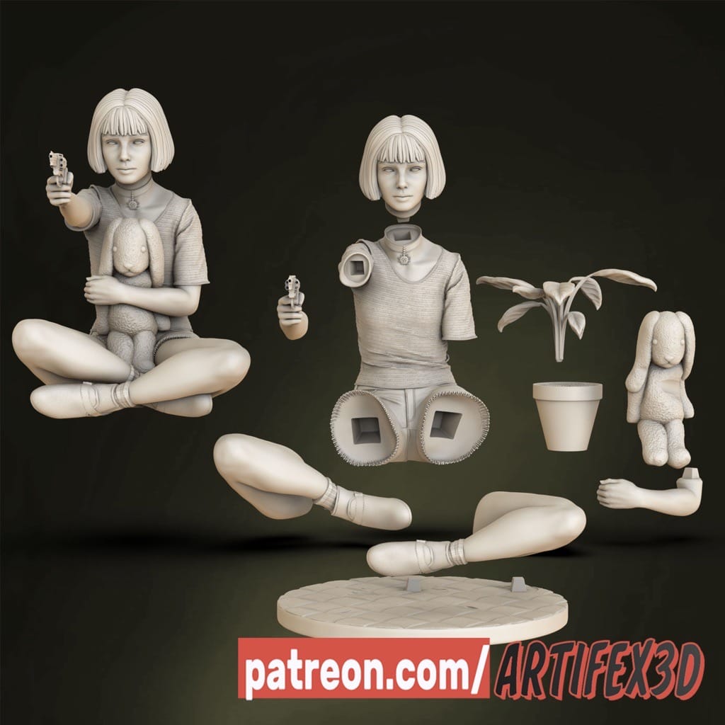 P站图纸印象馆 Artifex3d 这个杀手不太冷 马蒂尔达 Artifex3d 这个杀手不太冷 马蒂尔达