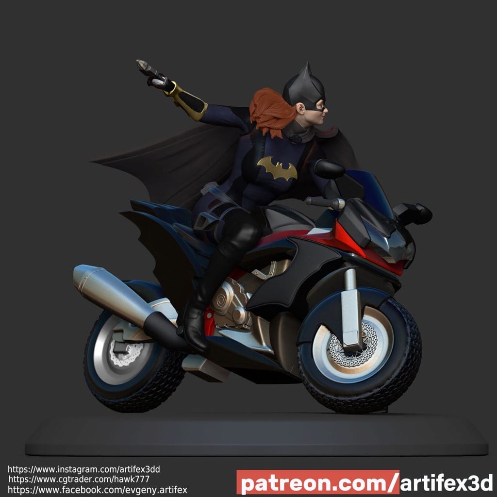 P站图纸印象馆 Artifex3d DC漫画 蝙蝠少女 Artifex3d DC漫画 蝙蝠少女