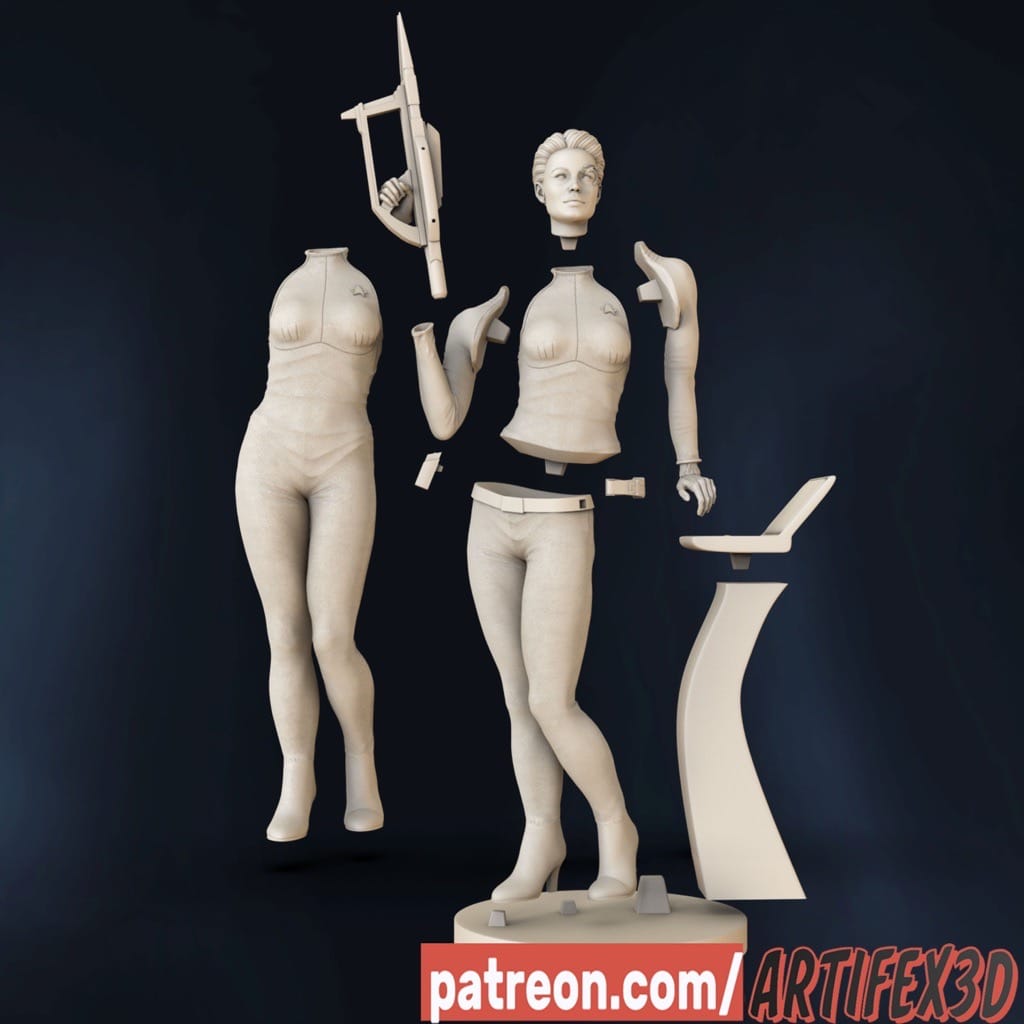 P站图纸印象馆 Artifex3d 星际迷航 九之七 Artifex3d 星际迷航 九之七