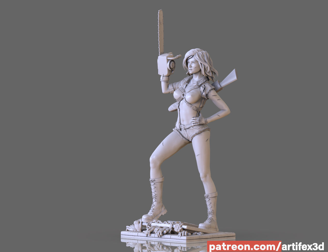 P站图纸印象馆 Artifex3d 鬼玩人 艾什·威廉姆斯 Artifex3d 鬼玩人 艾什·威廉姆斯