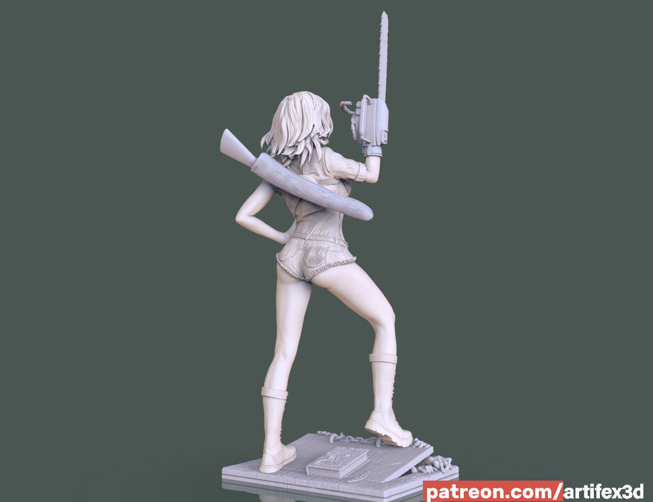 P站图纸印象馆 Artifex3d 鬼玩人 艾什·威廉姆斯 Artifex3d 鬼玩人 艾什·威廉姆斯