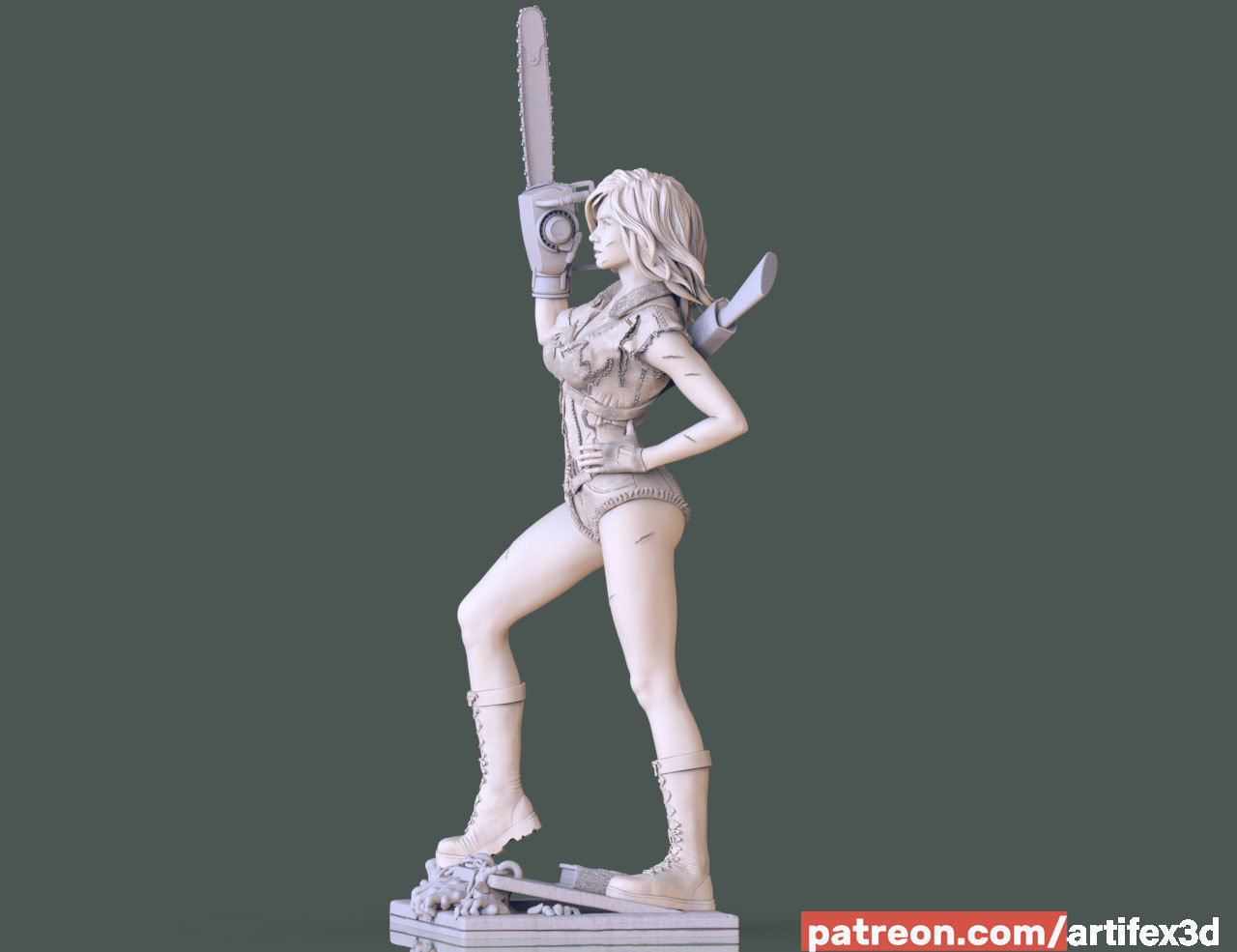 P站图纸印象馆 Artifex3d 鬼玩人 艾什·威廉姆斯 Artifex3d 鬼玩人 艾什·威廉姆斯