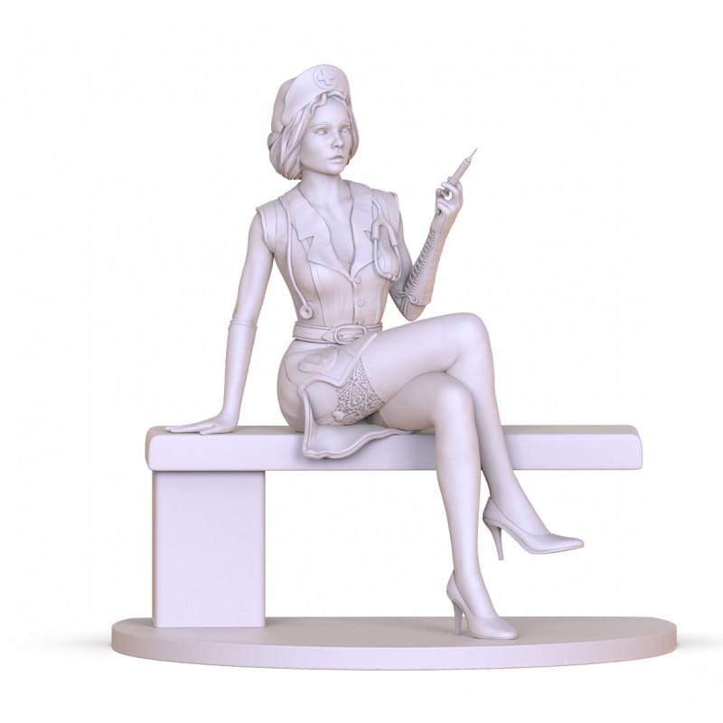 P站图纸印象馆 Artifex3d 穿着短衣的女医生 Artifex3d 穿着短衣的女医生