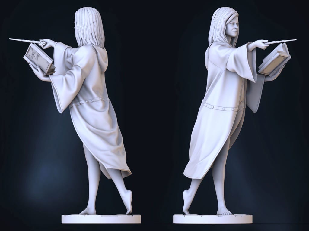 P站图纸印象馆 Artifex3d 哈里波特 魔法师赫敏 Artifex3d 哈里波特 魔法师赫敏