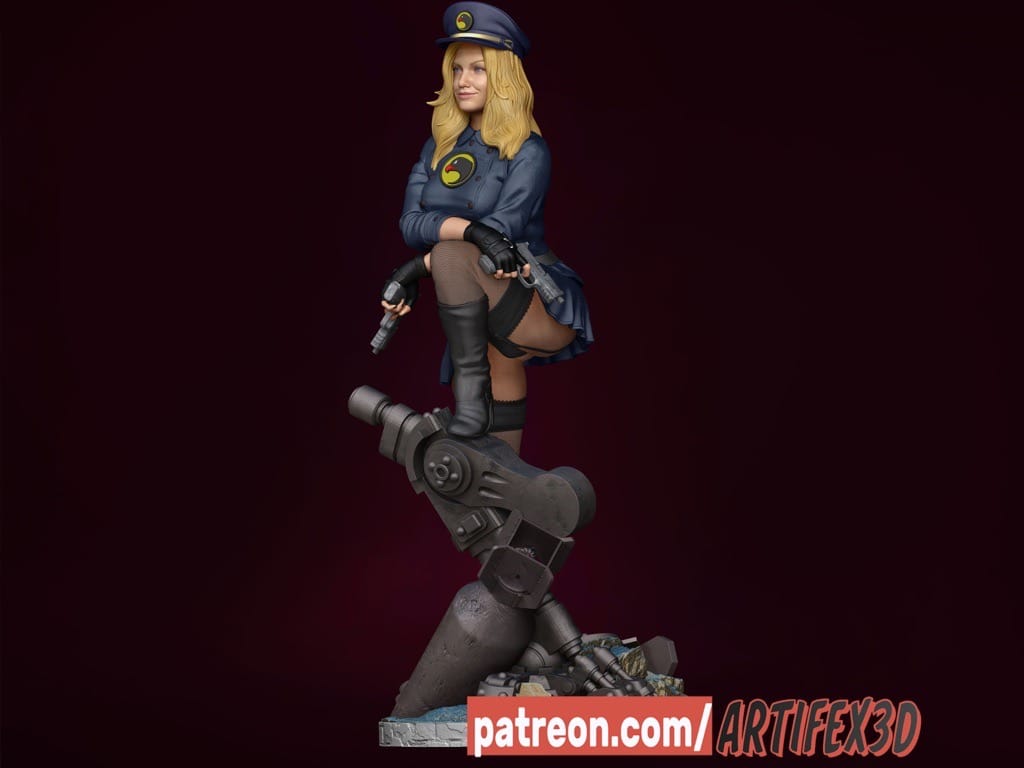 P站图纸印象馆 Artifex3d DC漫画 黑鹰女士 Artifex3d DC漫画 黑鹰女士