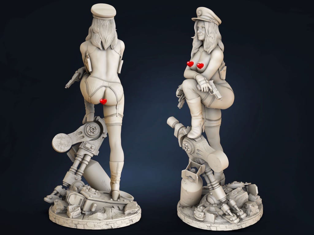 P站图纸印象馆 Artifex3d DC漫画 黑鹰女士 Artifex3d DC漫画 黑鹰女士