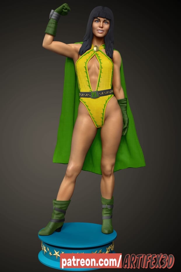 P站图纸印象馆 Artifex3d DC漫画 幻影女郎 Artifex3d DC漫画 幻影女郎