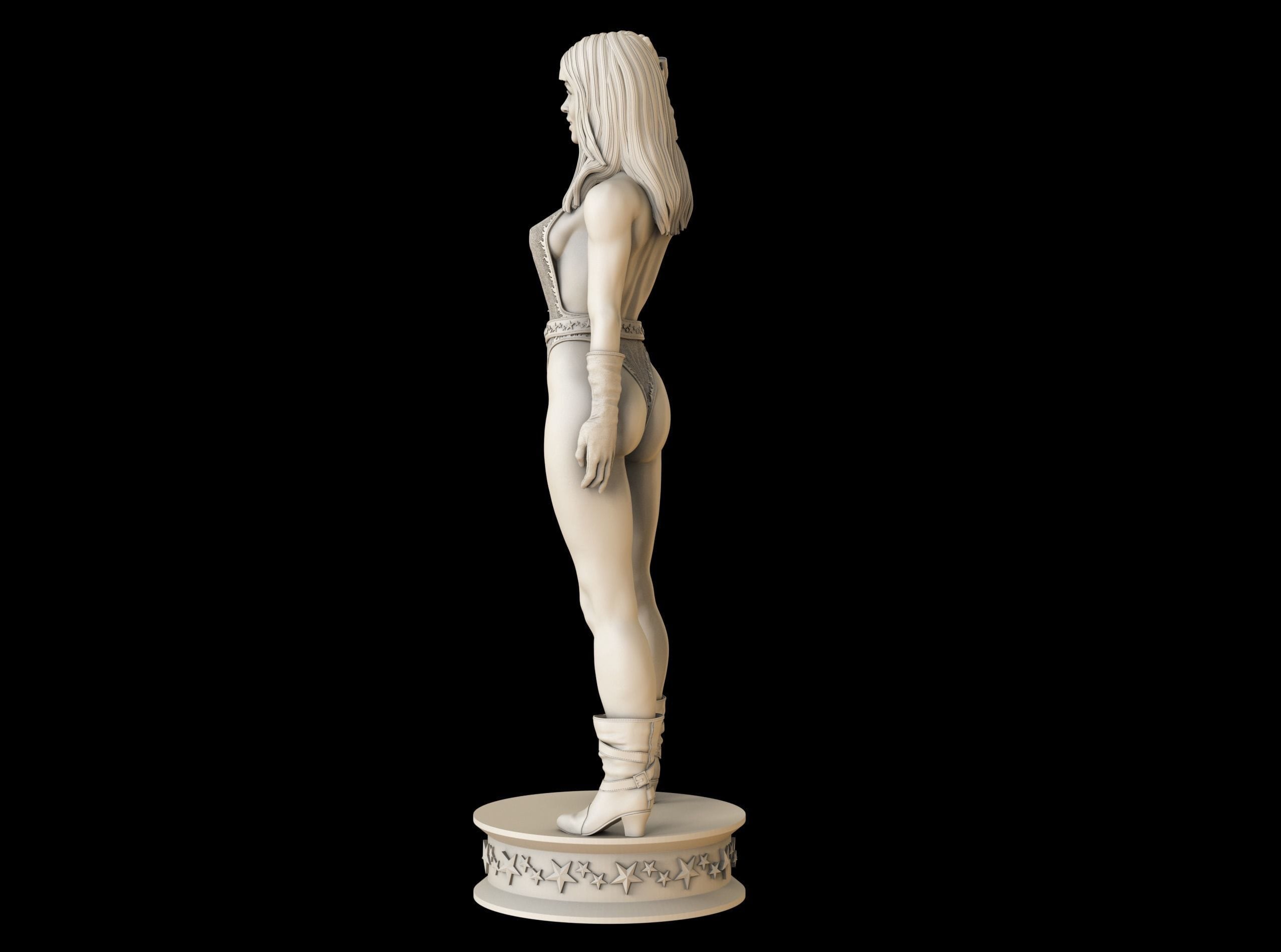 P站图纸印象馆 Artifex3d DC漫画 幻影女郎 Artifex3d DC漫画 幻影女郎