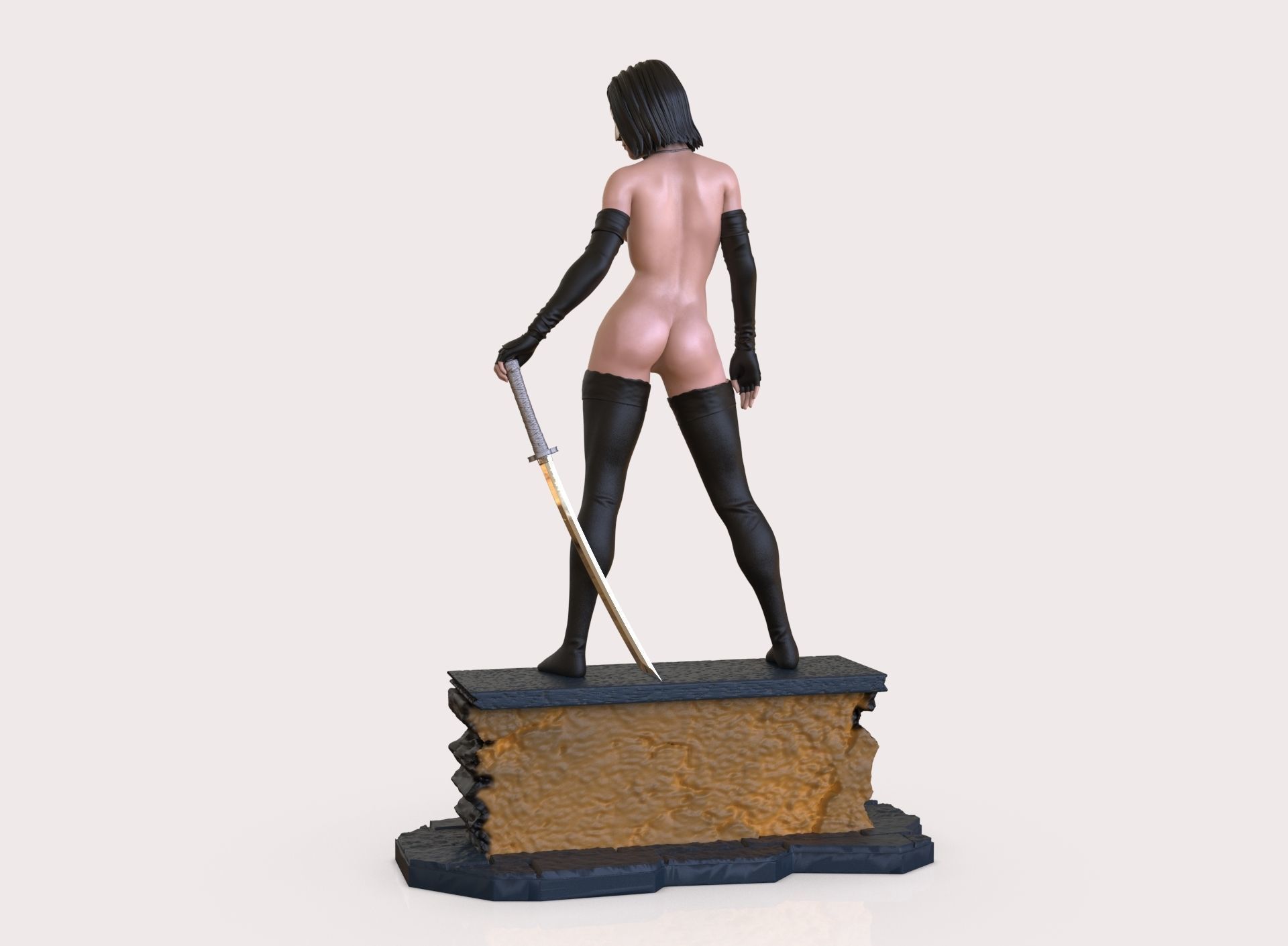 P站图纸印象馆 Artifex3d DC漫画 英勇无畏 武士刀 Artifex3d DC漫画 英勇无畏 武士刀