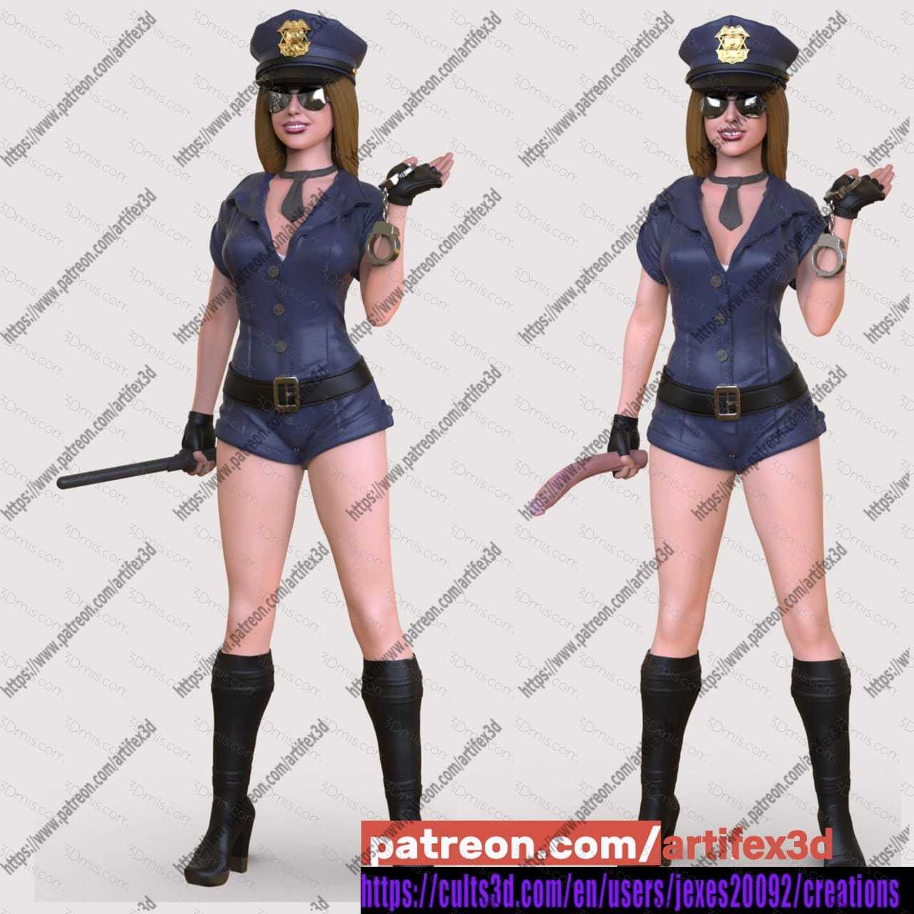 Artifex3d 女警察