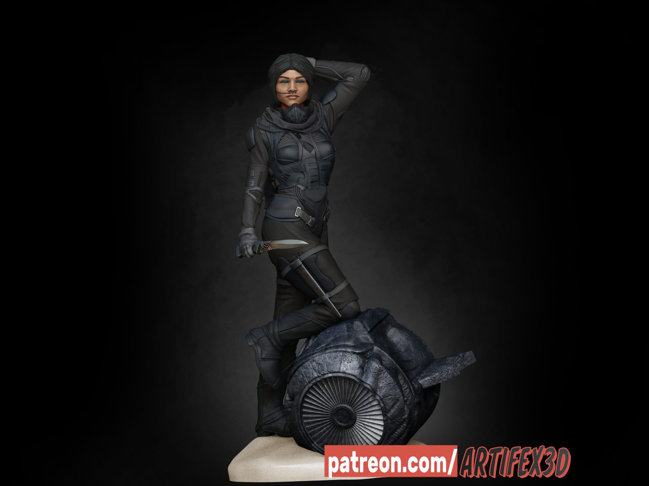 P站图纸印象馆 Artifex3d 沙丘 契尼 Artifex3d 沙丘 契尼