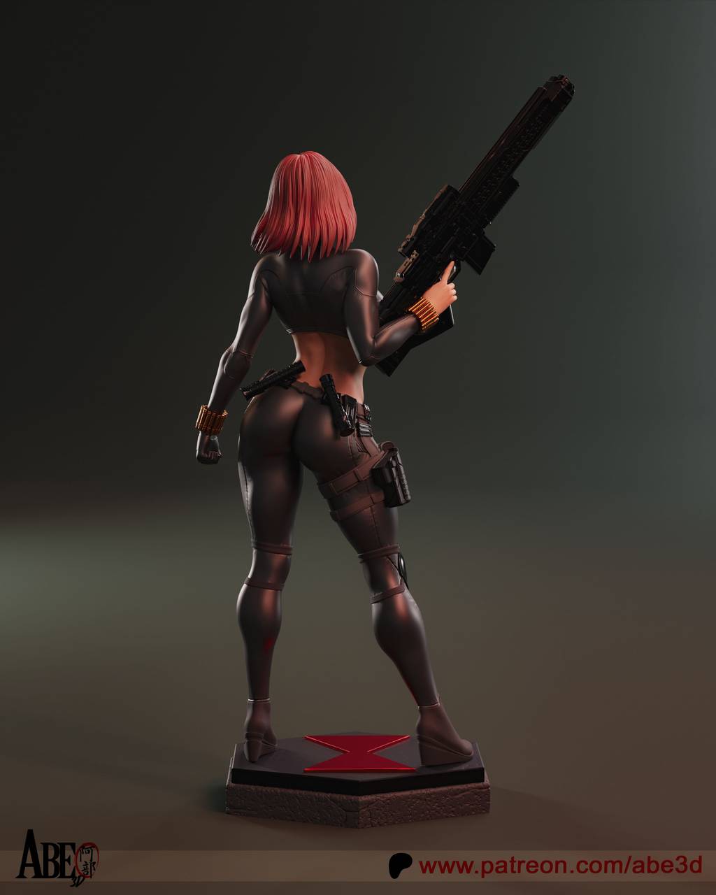 P站图纸印象馆 ABE3D 漫威 黑寡妇 叶莲娜·贝洛娃 ABE3D 漫威 黑寡妇 叶莲娜·贝洛娃