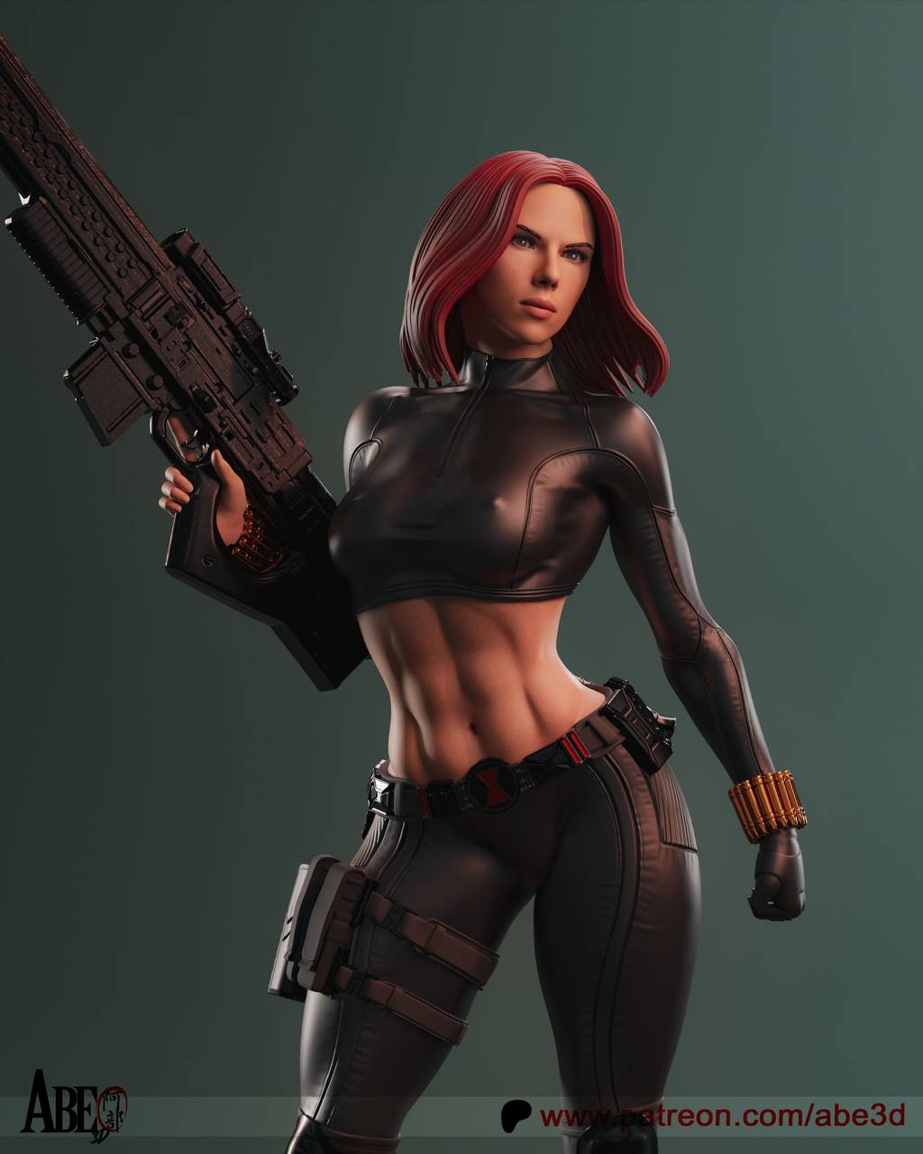 P站图纸印象馆 ABE3D 漫威 黑寡妇 叶莲娜·贝洛娃 ABE3D 漫威 黑寡妇 叶莲娜·贝洛娃