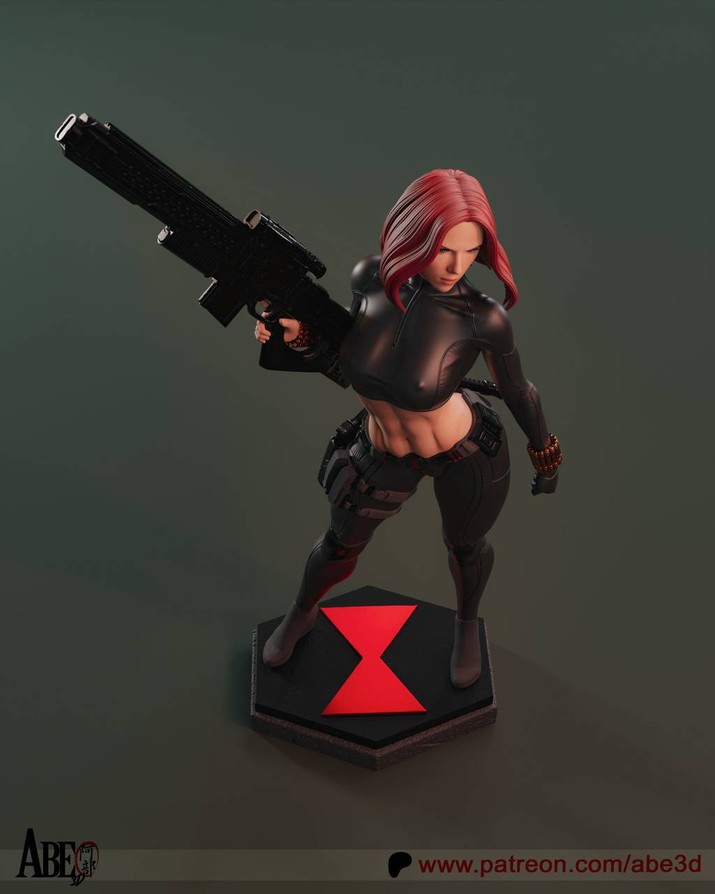 P站图纸印象馆 ABE3D 漫威 黑寡妇 叶莲娜·贝洛娃 ABE3D 漫威 黑寡妇 叶莲娜·贝洛娃