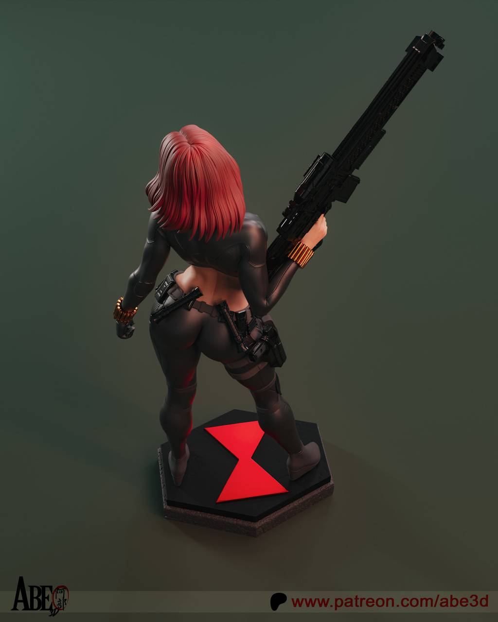 P站图纸印象馆 ABE3D 漫威 黑寡妇 叶莲娜·贝洛娃 ABE3D 漫威 黑寡妇 叶莲娜·贝洛娃