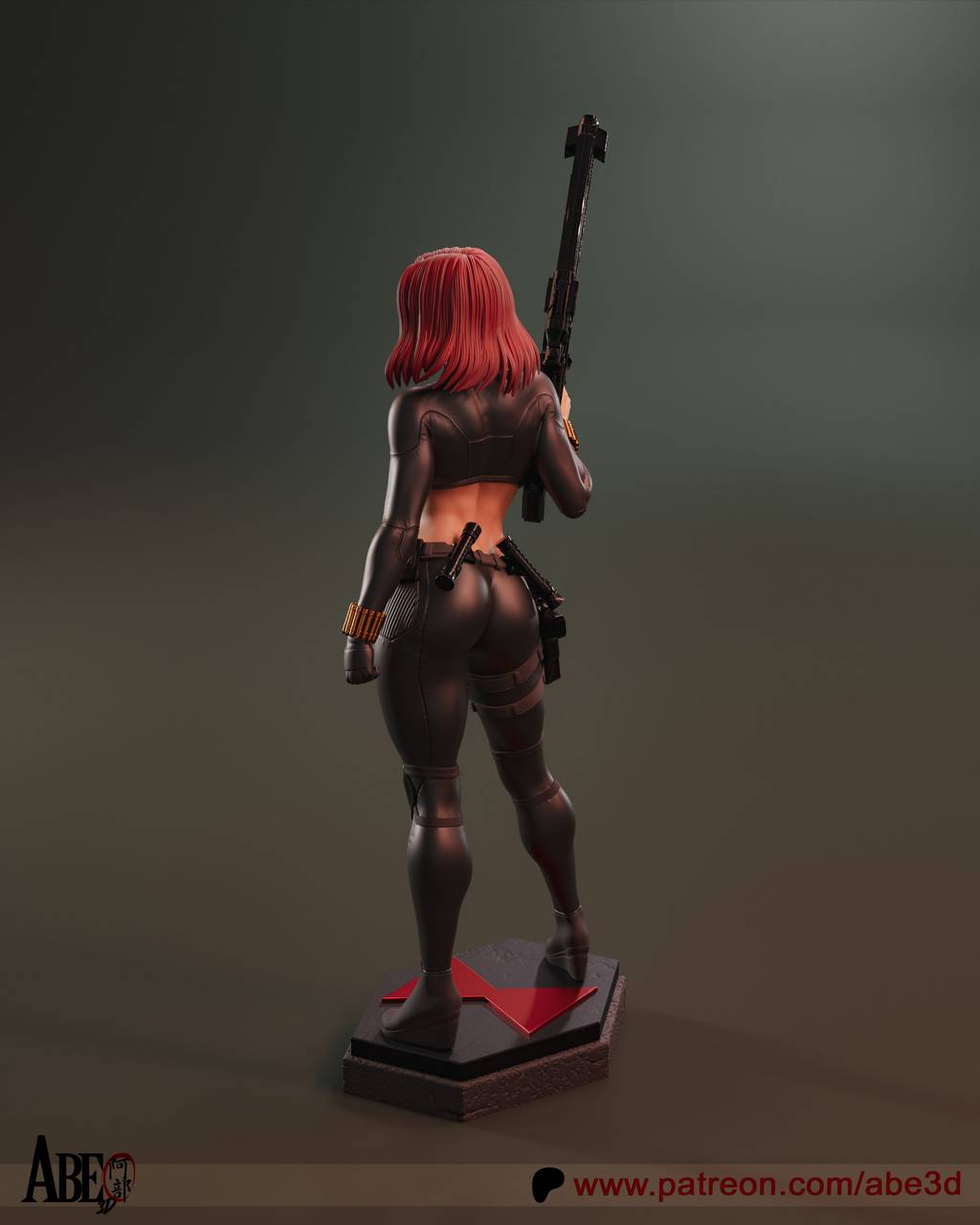 P站图纸印象馆 ABE3D 漫威 黑寡妇 叶莲娜·贝洛娃 ABE3D 漫威 黑寡妇 叶莲娜·贝洛娃
