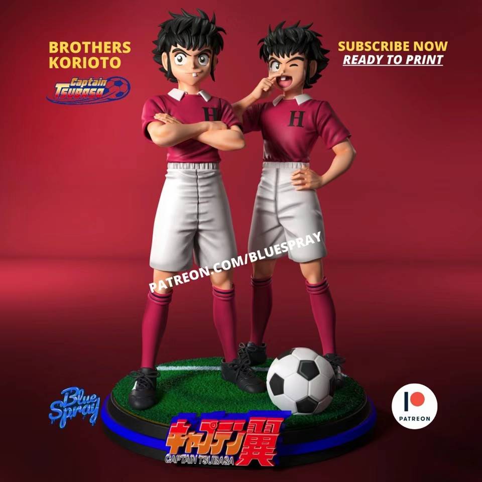 P站图纸印象馆 Blue Spray 足球小将 立花兄弟 Blue Spray 足球小将 立花兄弟