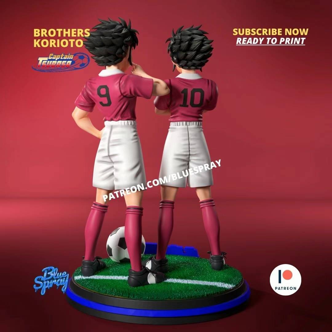 P站图纸印象馆 Blue Spray 足球小将 立花兄弟 Blue Spray 足球小将 立花兄弟