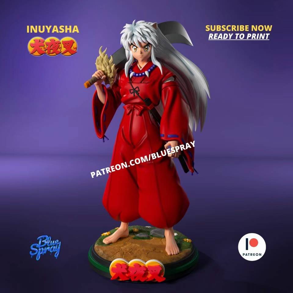 P站图纸印象馆 Blue Spray 犬夜叉 Blue Spray 犬夜叉