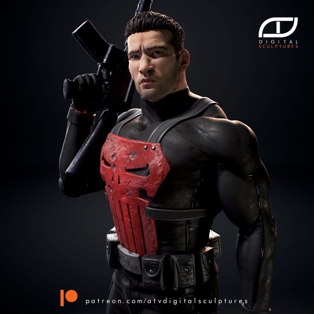 P站图纸印象馆 ATV 漫威 惩罚者 ATV 漫威 惩罚者