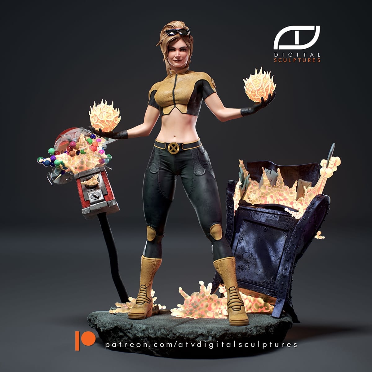 P站图纸印象馆 ATV 漫威 非凡特工队 爆爆 ATV 漫威 非凡特工队 爆爆