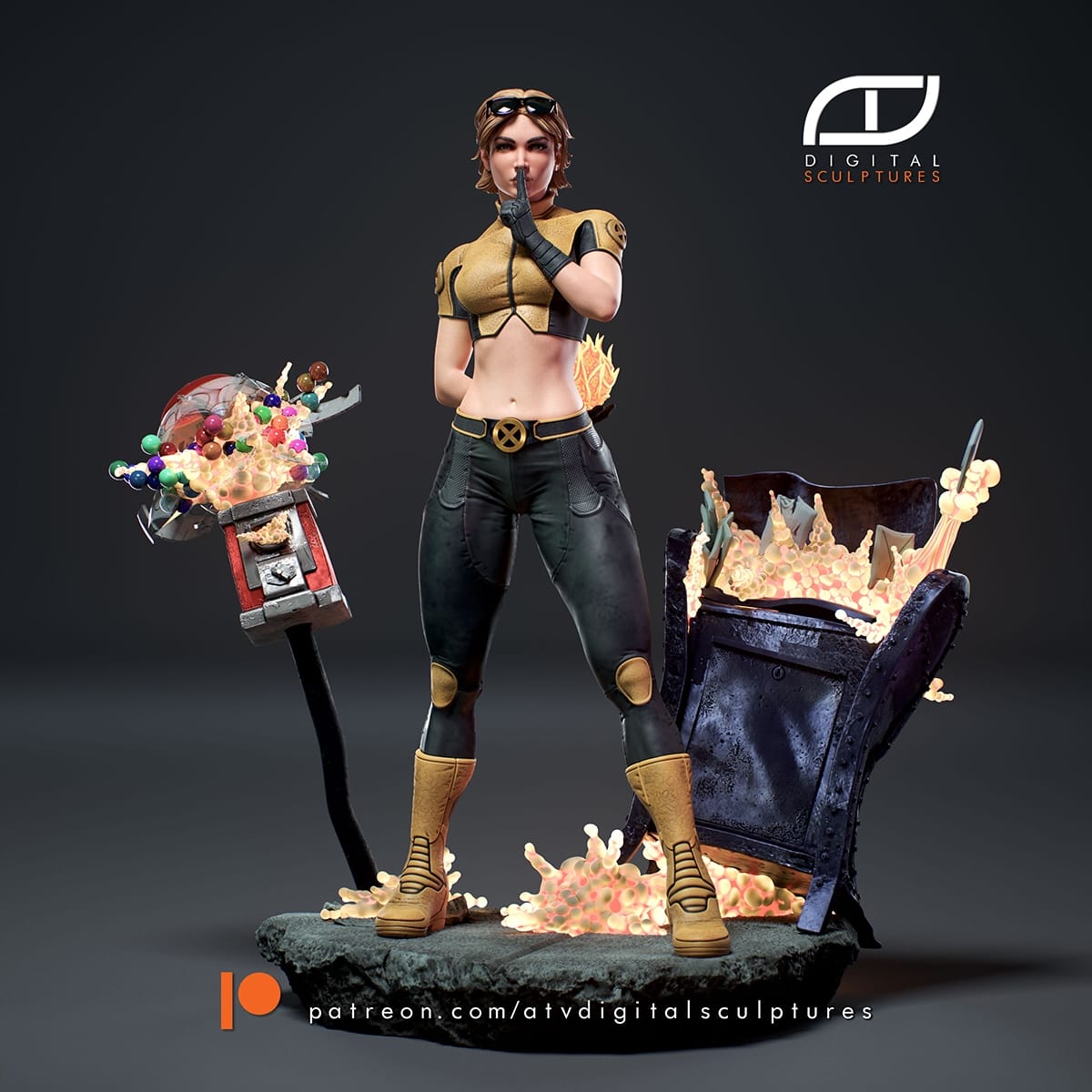 P站图纸印象馆 ATV 漫威 非凡特工队 爆爆 ATV 漫威 非凡特工队 爆爆