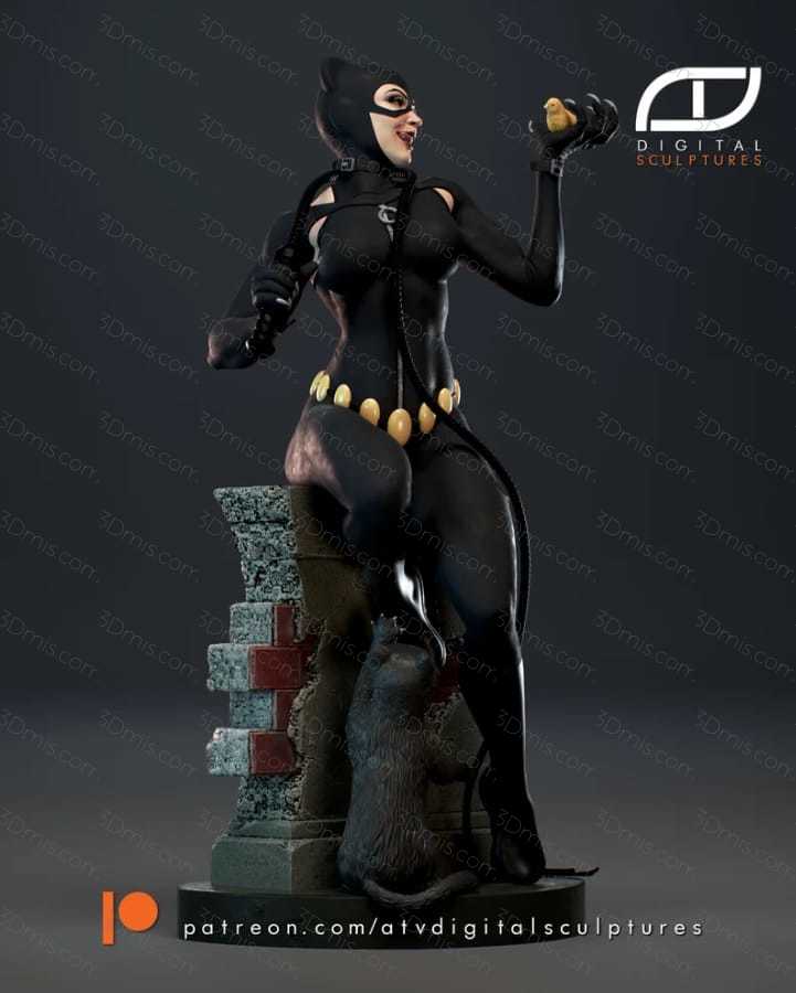 P站图纸印象馆 ATV DC漫画 猫女 ATV DC漫画 猫女