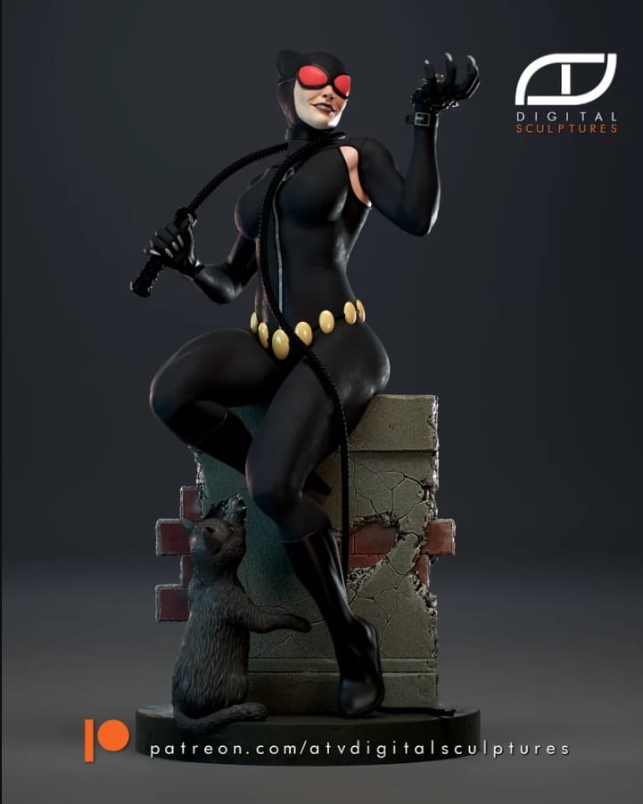 P站图纸印象馆 ATV DC漫画 猫女 ATV DC漫画 猫女