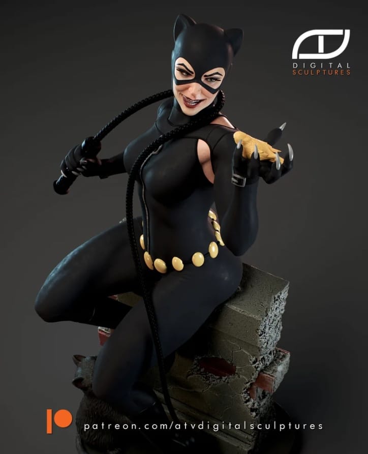 P站图纸印象馆 ATV DC漫画 猫女 ATV DC漫画 猫女