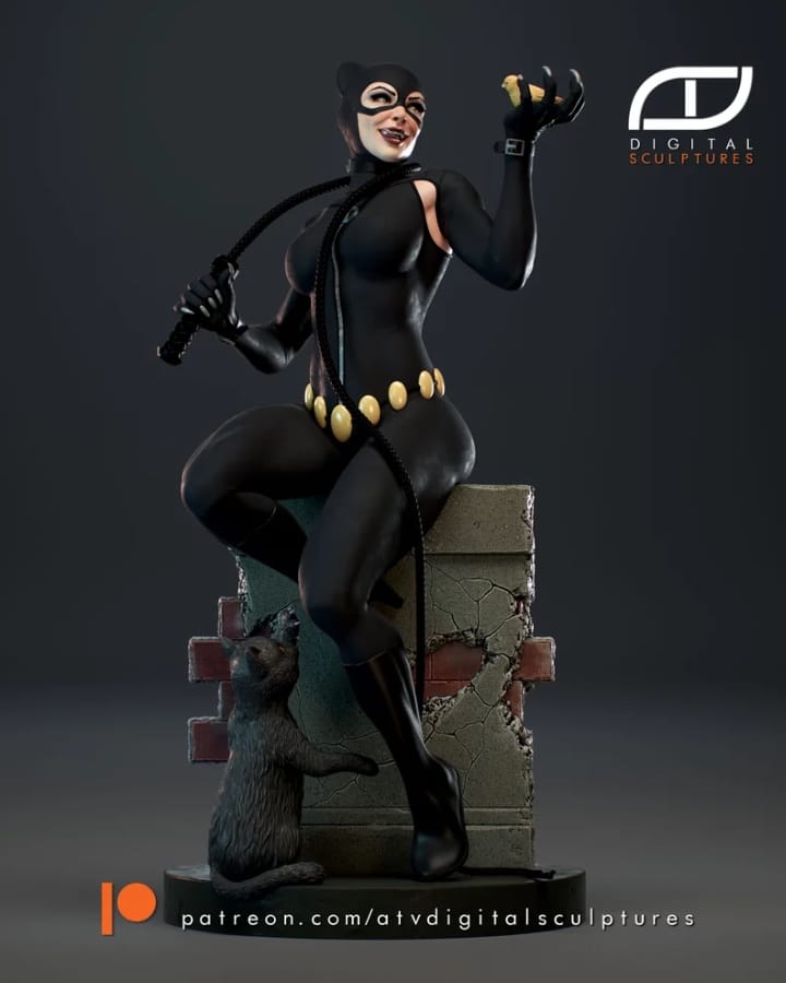 P站图纸印象馆 ATV DC漫画 猫女 ATV DC漫画 猫女