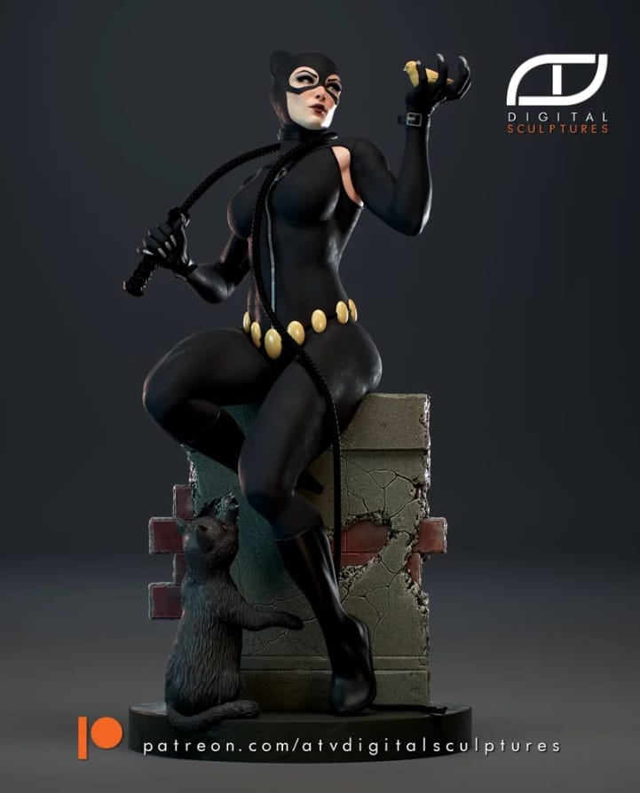 P站图纸印象馆 ATV DC漫画 猫女 ATV DC漫画 猫女