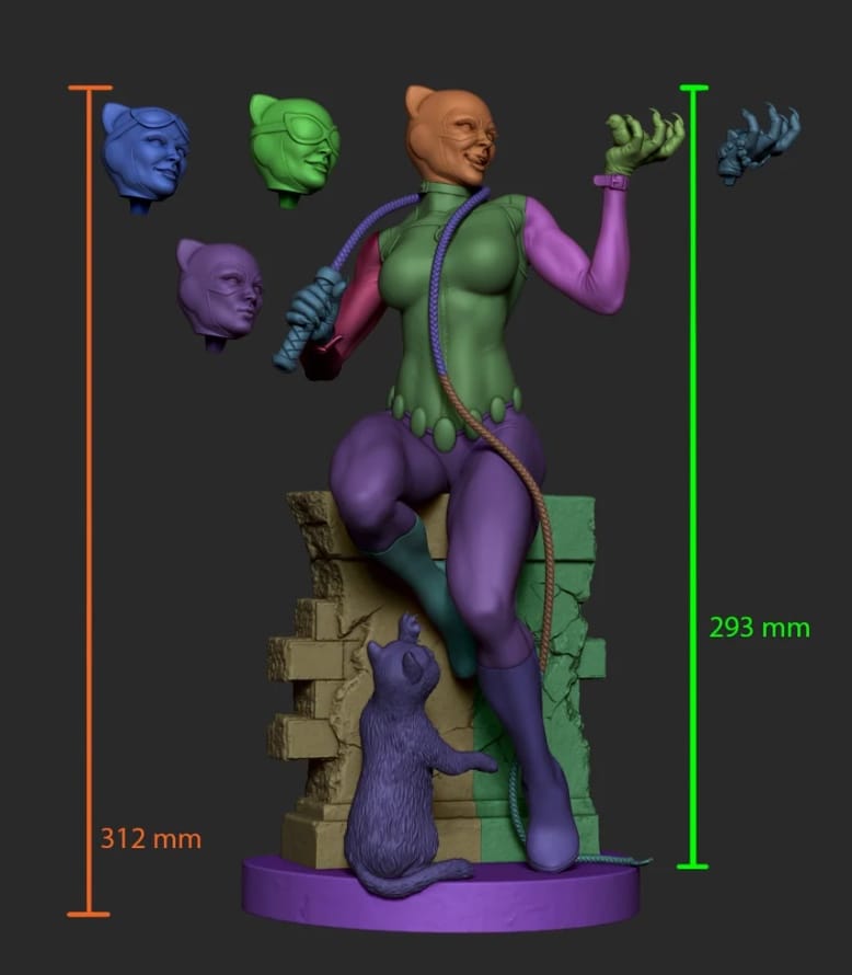 P站图纸印象馆 ATV DC漫画 猫女 ATV DC漫画 猫女