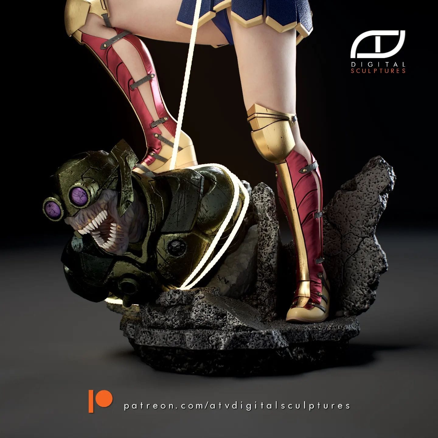 P站图纸印象馆 ATV DC漫画 神奇女侠 ATV DC漫画 神奇女侠