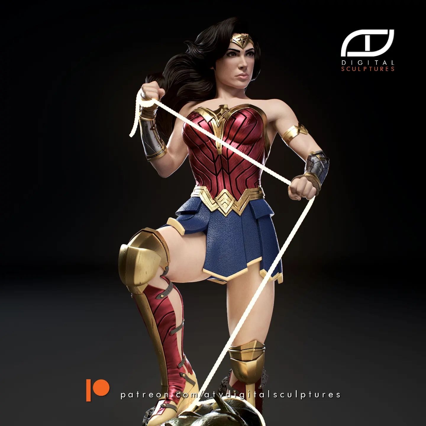 P站图纸印象馆 ATV DC漫画 神奇女侠 ATV DC漫画 神奇女侠