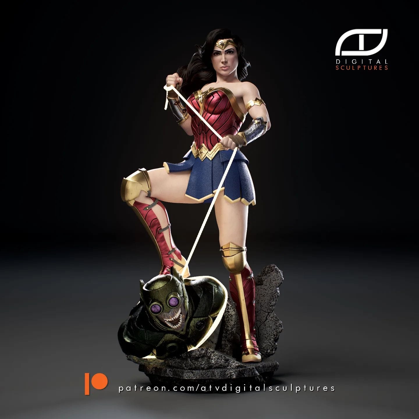 P站图纸印象馆 ATV DC漫画 神奇女侠 ATV DC漫画 神奇女侠